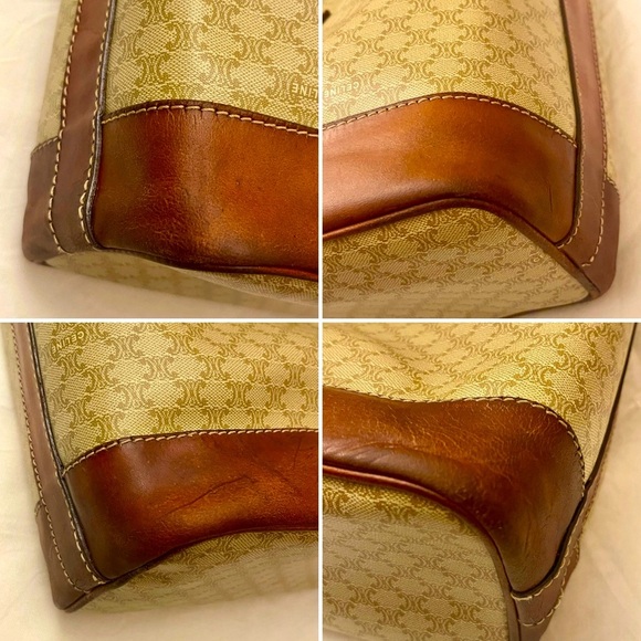 CELINE SAC SEAU Leather Bag - Picture 7 of 12